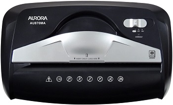 Aurora AU870MA shredder review