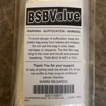 BSBValue Shredder Bags