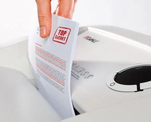 NSA approved paper shredder