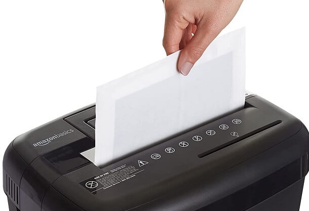 lubrication sheet paper shredder