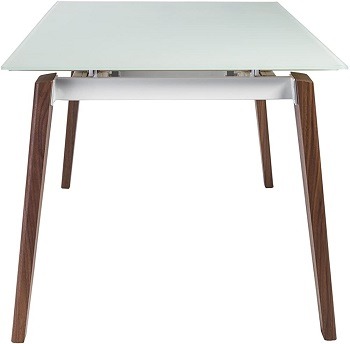 eS galss and wood conference table