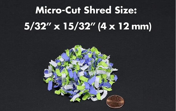 micro cut shreds