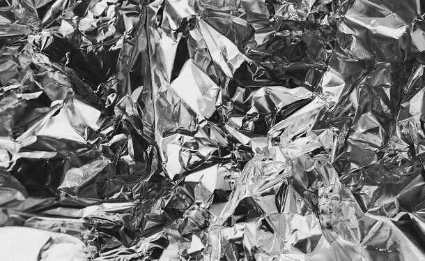 sharpen paper shredder with aluminum foil