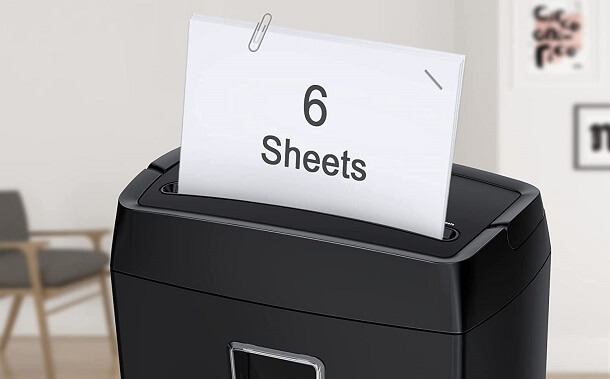 sheet capacity of a compact paper shredder