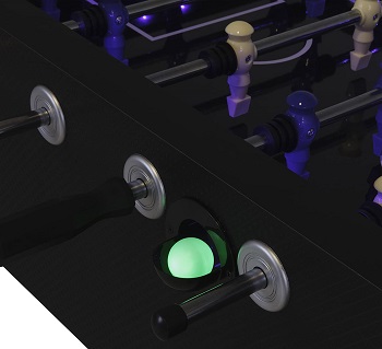 Atomic Azure LED Light Up Foosball Table Review