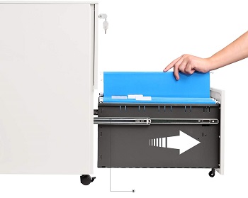 DEVAISE 2-Drawer Mobile File Cabinet