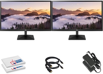 LG 20MK400H-B Monitor Dual