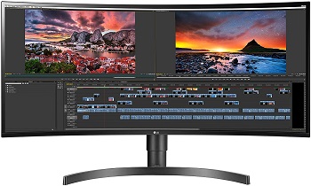 LG 34WN80C-B Curved Monitor