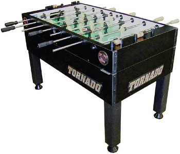 ornado Black T-3000 3 Goalie Coin Op Foosball