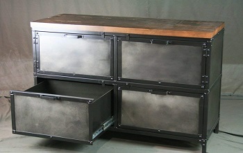Vintage Industrial File Cabinet review