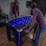 led foosball table