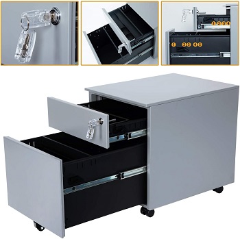 AIMEZO 2-Drawer