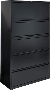 Lorell 5-Drawer Lateral File, 42 review