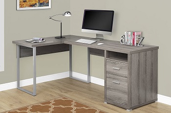 Small Corner Desks With Filing Cabinets, Small Corner Computer Desk With File Cabinet