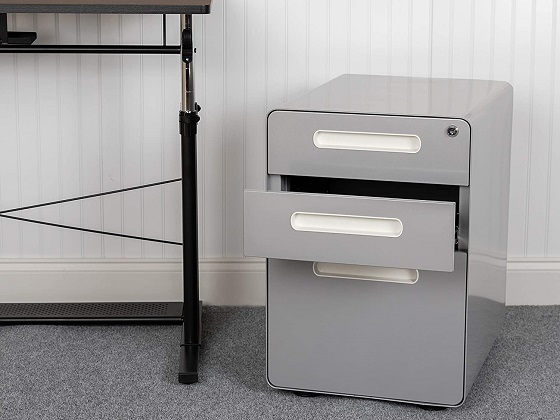 Silver Filing Cabinets