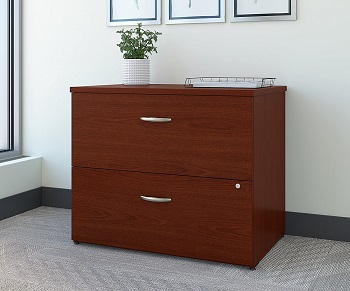 Bush Business Furniture Series C Lateral File Cabinet in Mahogany review