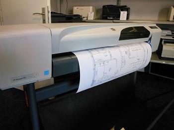 HP DesignJet CH337A Printer