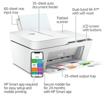 HP Deskjet Plus 4155 Printer