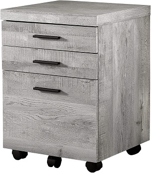 Offex Contemporary Grey Reclaimed Wood