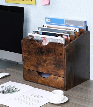 PAG Wood Desktop File Holder