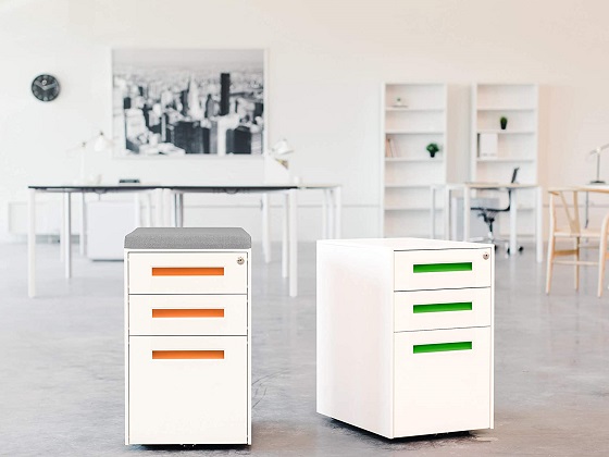 Rolling File Cabinets With Seat