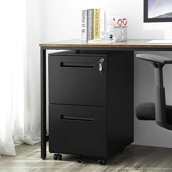 SONGMICS File Cabinet with 2 Drawers