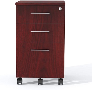 Safco Medina File Cabinet, Mahogany review