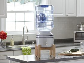 ceramic water dispenser with stand