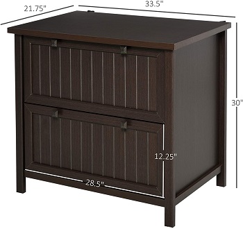 BEST 2-DRAWER FURNITURE FILE CABINET