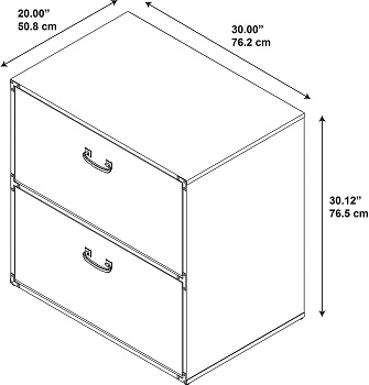 BEST 2-DRAWER Filing Cabinet Retro