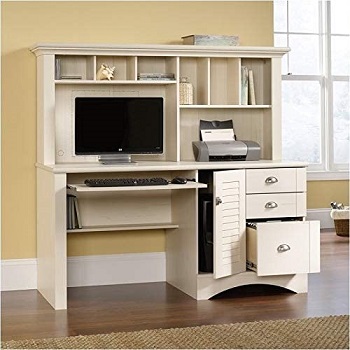 BEST ANTIQUE DESK Pemberly Row Desk with File Cabinet