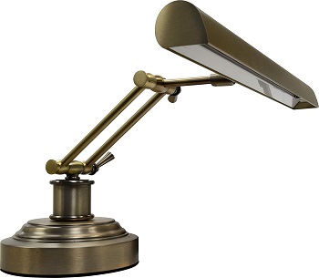 BEST BRASS ANTIQUE Cocoweb Piano Banker's Lamp
