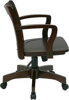 BEST CHEAP ANTIQUE SWIVEL OSP Home 105ES Wooden Desk Chair