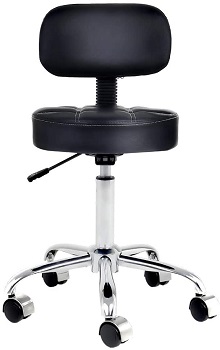CoVibrant HS-019-1 Rolling Chair Stool