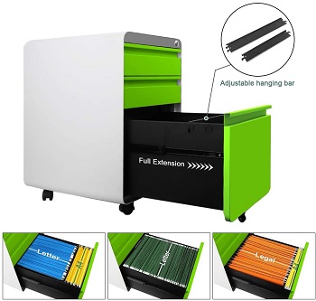 Dprodo 3 Drawers Mobile