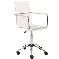 ES Acrylic Office Chair With Wheels Summary