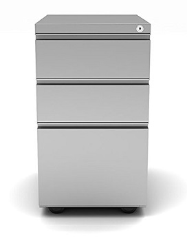 OfficeSource 3-drawer Locking File Cabinet