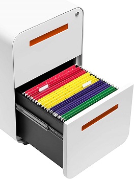 Stockpile 2-drawer Modern Mobile File Cabinet (2)