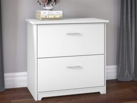 lateral file cabinet with storage
