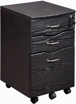 BEST 3-DRAWER ESPRESSO FILE CABINET