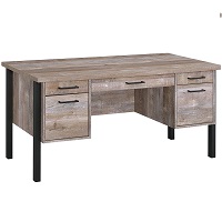 BEST 4-DRAWER DESK WITH FILE DRAWERS ON EACH SIDE picks