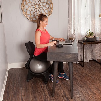 BEST ARMLESS BALANCE BALL DESK CHAIR