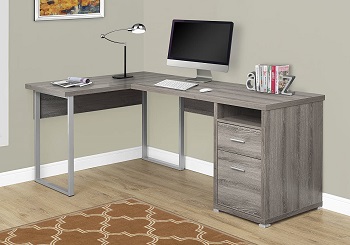 BEST CORNER COMPUTER DESK WITH FILE CABINET