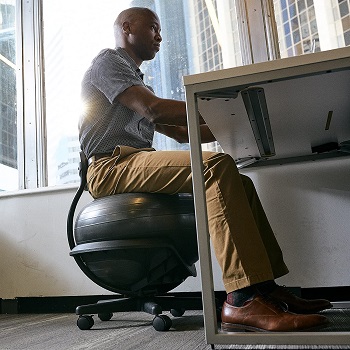 BEST ERGONOMIC EXERCISE BALL FOR DESK