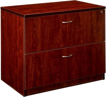 BEST LARGE CHERRY FILE CABINET 2-DRAWER