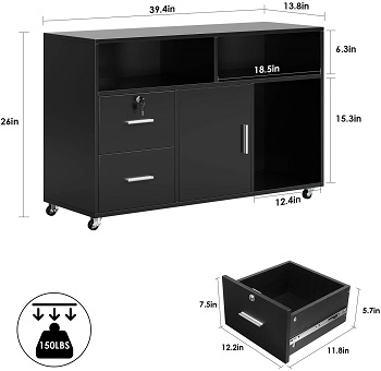 BEST LARGE FILE CABINET CONSOLE