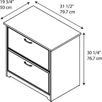 BEST OF BEST DARK WOOD FILING CABINET