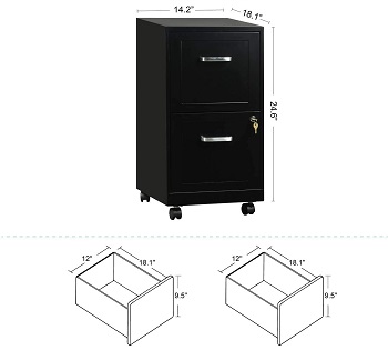 BEST ON WHEELS COMMERCIAL FILE CABINET