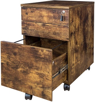 BEST ON WHEELS DISTRESSED FILING CABINET