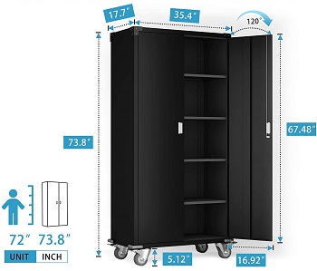 BEST PORTABLE CLOSET FILE CABINET